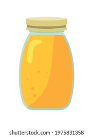 mason jar with sweet honey