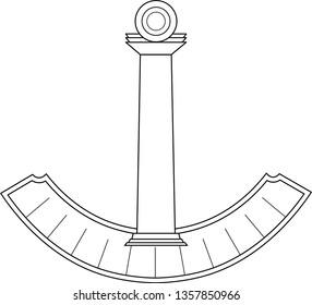 Masonic symbol of Architect, Craft Lodge Officers Collar Jewel
