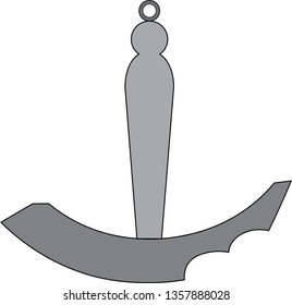Masonic symbol of Jewellers Hammer, Craft Lodge Officers Collar Jewel
