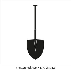 Masonry shovel. illustration for web and mobile design.