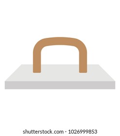 
A masonry tool, power float flat icon
