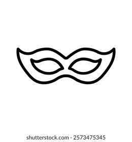 Masquerade  icon color editable on white background