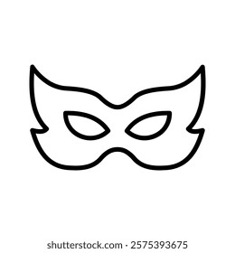 Masquerade  icon color editable on white background