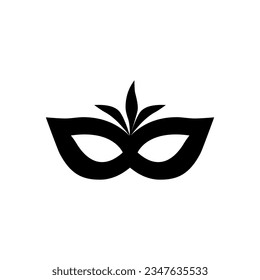 Masquerade icon vector. Mask illustration sign. Carnival symbol. Carnival mask logo.