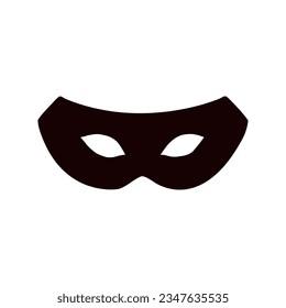 Masquerade icon vector. Mask illustration sign. Carnival symbol. Carnival mask logo.