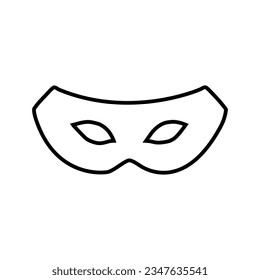 Vector de icono de Masquerade. Señal de ilustración de máscara. Símbolo de carnaval. Logo de la máscara de carnaval.