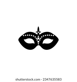 Masquerade icon vector. Mask illustration sign. Carnival symbol. Carnival mask logo.