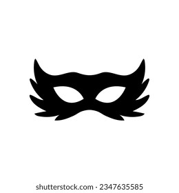 Masquerade icon vector. Mask illustration sign. Carnival symbol. Carnival mask logo.