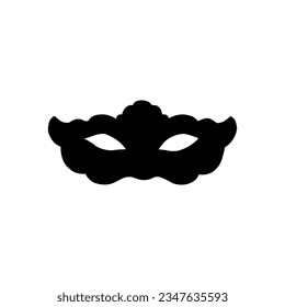 Masquerade icon vector. Mask illustration sign. Carnival symbol. Carnival mask logo.