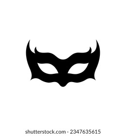 Masquerade icon vector. Mask illustration sign. Carnival symbol. Carnival mask logo.