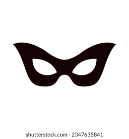 Masquerade icon vector. Mask illustration sign. Carnival symbol. Carnival mask logo.