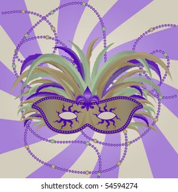 Masquerade Mardi Gras Mask