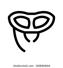Masquerade mask icon or logo isolated sign symbol vector illustration - high quality black style vector icons
