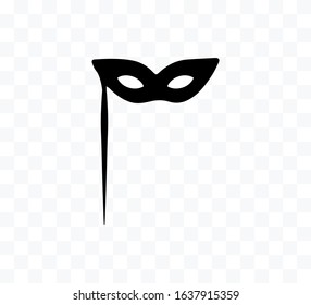 Masquerade Mask icon. Vector illustration, flat design.