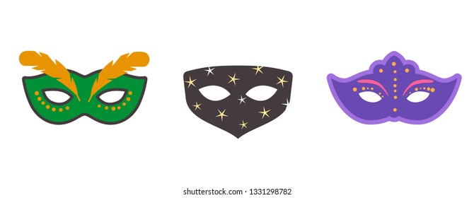 Masquerade mask illustration.