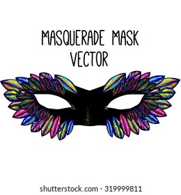 Masquerade mask vector illustration 