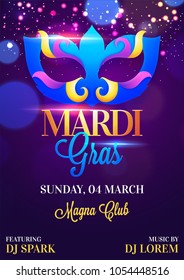 Masquerade Party , Mardi Gras Concept Design.