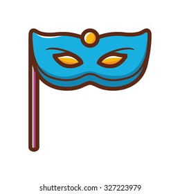 Masquerade Party Mask , Cartoon Vector