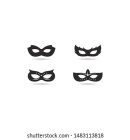 masquerade vector icon illustration design 