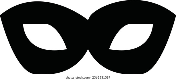 Masquerade vector icon on white background. Comic and tragic mask icon