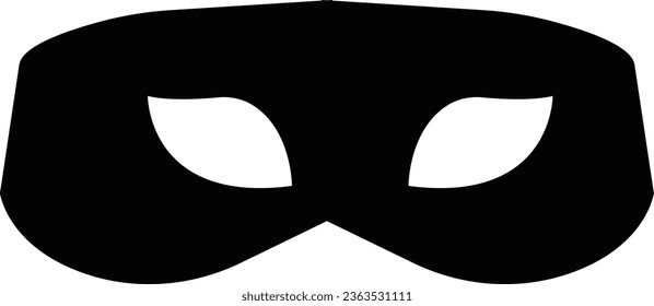 Masquerade vector icon on white background. Comic and tragic mask icon