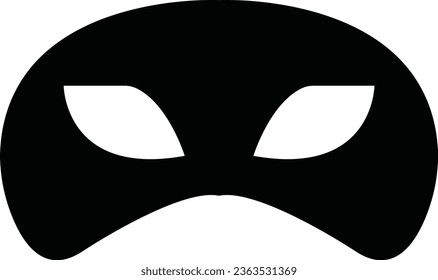 Masquerade vector icon on white background. Comic and tragic mask icon