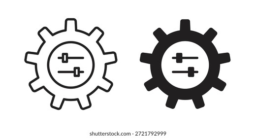 Icono de personalización masiva para su diseño de Sitio web, logotipo, App, interfaz de usuario. EPS10