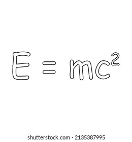 Mass enegry equivalence formula in physics