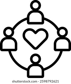 Mass Icon Outline Vector Illustration