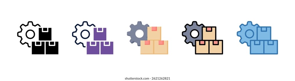Elemento de icono de producción en masa para diseño