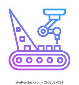 Mass Production Icon Element For Design