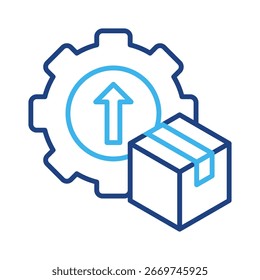 Mass Production Icon Element For Design