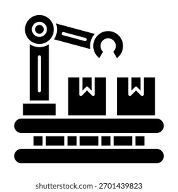 Mass Production Icon Element For Design And Vector
