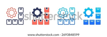 Mass Production Icon Pack In Multiple Styles