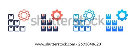 Mass Production Icon Pack In Multiple Styles
