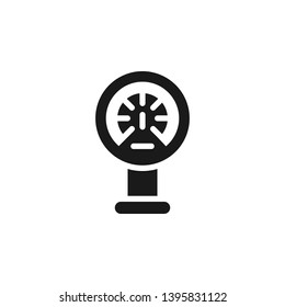 Mass production, meter icon - Vector. Simple element illustration from UI concept. Mass production, meter icon - Vector. Infographic concept vector illustration. on white background