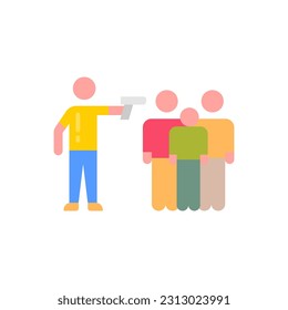 Mass Shooting icon in vector. Illustration