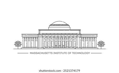 Massachusetts Institute of Technology. Vektorgrafik