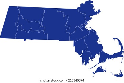  Massachusetts Map