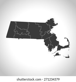 Massachusetts map