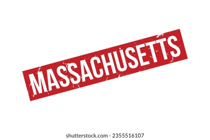 Massachusetts Rubber Stamp Seal Vector