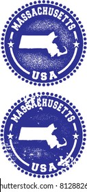 Massachusetts USA Stamps