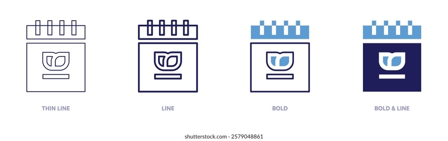 Massage appoitment icon in 4 different styles. Thin Line, Line, Bold, and Bold Line. Duotone style. Editable stroke.