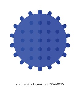 Massage ball flat icon colored vector clipart