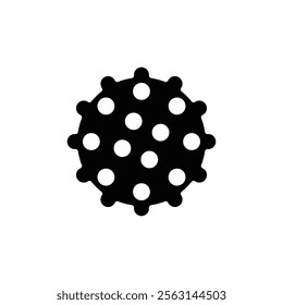 Massage ball icon Isolated flat vector in outline
