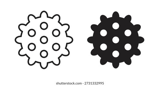 Icono de bola de masaje sobre fondo blanco. Icono de Vector de stock