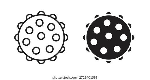 Icono de bola de masaje para Plantilla. Conjunto de gráficos de Vector de iconos