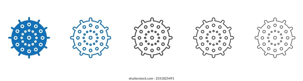 Colección de conjunto de Vector de icono de bola de masaje para Web
