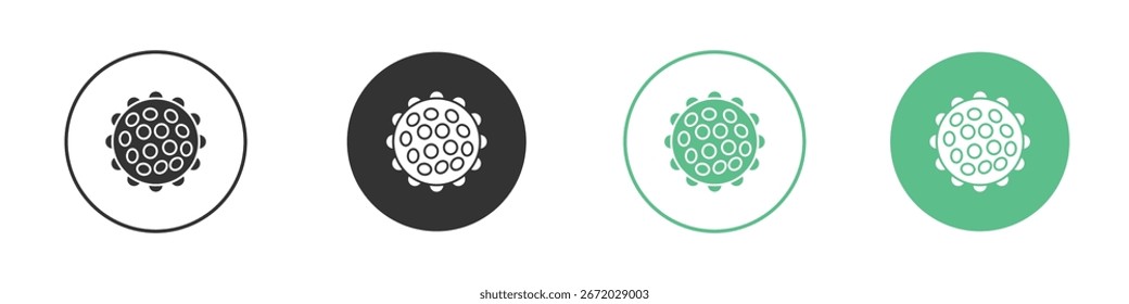 Massage-Ball-Symbol für Ihre Website oder App. EPS10