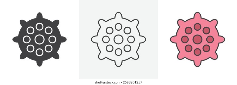 Massage ball icons pack for website designs